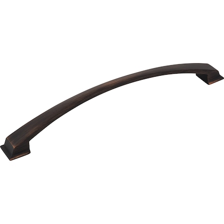 Jeffrey Alexander 224 mm Center-to-Center Brushed Oil Rubbed Bronze Arched Roman Cabinet Pull 944-224DBAC